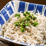 Grated whitebait