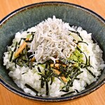 Ochazuke（boiled rice with tea）each