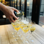UPSTAIRS - ◎仕事仲間と懇親会。シャンパンで乾杯！