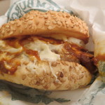 ラッキーピエロ - 大きなパテとマヨネーズ、トマトソースがばっちりです！！！