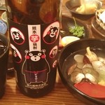 活魚料理 みよし酒蔵 - クマモンの焼酎なりよ〜
            ANDアサリの酒蒸しetc