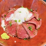 1854 HAKODATE - 北海道産牛のローストビーフ丼