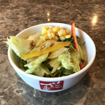 藤一番 中華 - ランチセットのサラダ