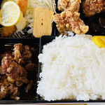 レストハウス青山 - 青山弁当✨唐揚げ・海老フライ・生姜焼き✨