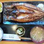 Minnano Shokudou Ushibukatei - 特大さば醤油干定食