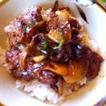 こま食堂 - ミニカルビ丼アップ！