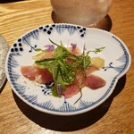 焼鳥 市松 - 鶏もも肉の生ハム