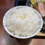 Tonkatusenmonten katubou - ロースかつ定食(中160㌘) 1,900円 (ごはん大)