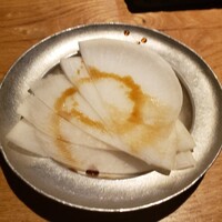 焼鳥 市松 - 口直しの大根