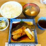 大衆割烹 三州屋 - 銀むつ照焼定食￥980　2013.8.6