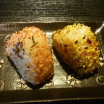 天照 - ランチサービスのおにぎり