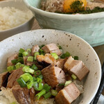 らぁ麺 かものはいろ - かもロースごはん