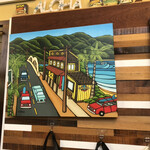 Musubi Cafe Iyasume - 店内にある絵画