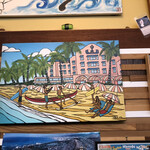 Musubi Cafe Iyasume - 店内にある絵画②