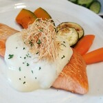 キッチン ブルー グローブ - 反対側から