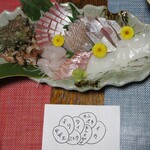 美又温泉 とらや旅館 - 刺身盛り合わせ