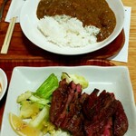 Kawase - 牛タン定食1750円・牛タンカレー1000円