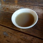 黄門そば - 蕎麦湯
