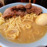 ラーメン 盛太郎 - チャーシュー麺　1,000円（野菜マシマシ、ニンニク、薄味）