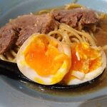 ラーメン 盛太郎 - チャーシュー麺　1,000円（野菜マシマシ、ニンニク、薄味）