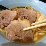 ラーメン 盛太郎 - チャーシュー麺　1,000円（野菜マシマシ、ニンニク、薄味）