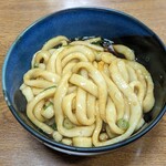 食堂 平和の家 - 伊勢うどん 450円(混ぜた後)