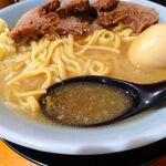 ラーメン 盛太郎 - チャーシュー麺　1,000円（野菜マシマシ、ニンニク、薄味）