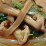 いしもん - 早松茸と水菜の柚子醤油和え