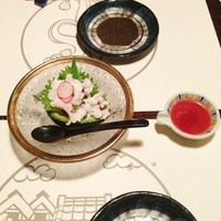 西麻布いちのや - 鱧とアボカドサラダ。