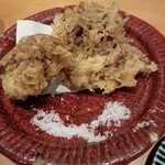 さじ - もずくの天ぷら