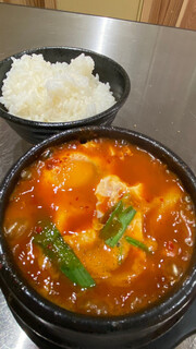 Korean izakaya jan - 純豆腐ランチ