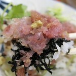 ひたちやそばや - ミニねぎろと丼セット