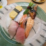 回転寿司　すし丸 - セットのすし