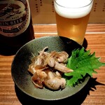 浜茂 - 肝煮こごりとクラッシックラガー