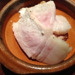 コントワール ミサゴ - オーブンでほっこり焼かれたロース　塩だけで食います脂がうんまい！