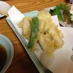 蕎麦ダイニング 喜楽庵 纔 - 穴子天