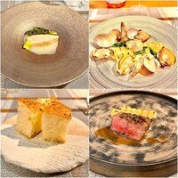 prospero - 後半料理まとめ(あとイカ墨パスタ、デザート)