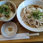 Atagoya - 豚の角煮丼とぶっかけうどん　910円