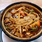 岩正 - みそ煮込みうどん＋味噌カツ丼（小）