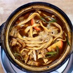 岩正 - みそ煮込みうどん＋味噌カツ丼（小）