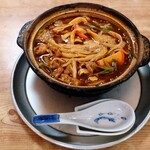 岩正 - みそ煮込みうどん＋味噌カツ丼（小）