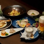 Bistro Oriental - お任せコースその日の仕入れによって内容変更いたします。