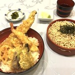 Tsukiji Uemura - 上天丼とせいろそば