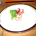 プチレストラン ないとう - 海老と鯛の冷製、蕪ソース添え