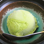 相生 - 宝（ランチ）2200円：濃厚抹茶アイス