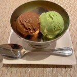 La Saison - ベルギーチョコとピスタチオアイスクリーム