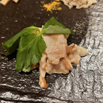 焼肉あきら - ミノの梅ニンニク和え