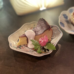 洋食堂 葡萄 - 必食★ バスク風チーズケーキ528円
