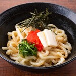 明太釜バターうどん