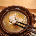 銀座 稲葉 - 毛蟹たっぷり